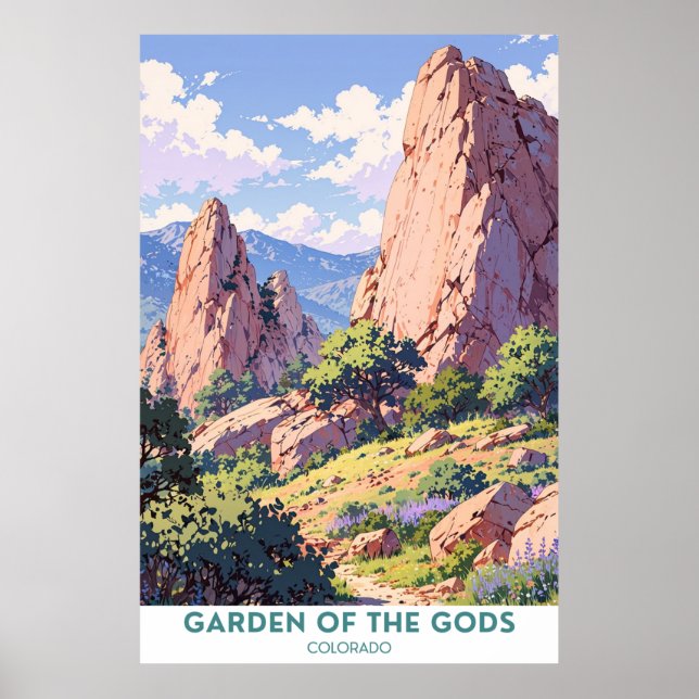 Garden of the Gods, Colorado Poster (Front)