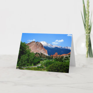 Garden of the Gods - Colorado Scenic (Blank) Card