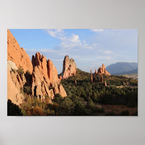 Garden of the Gods Colorado Springs Colorado Poster