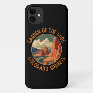 Garden of the Gods Colorado Springs Distressed Cir iPhone 11 Case