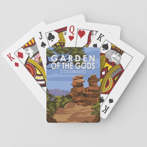 Garden of the Gods Colorado Vintage Playing Cards