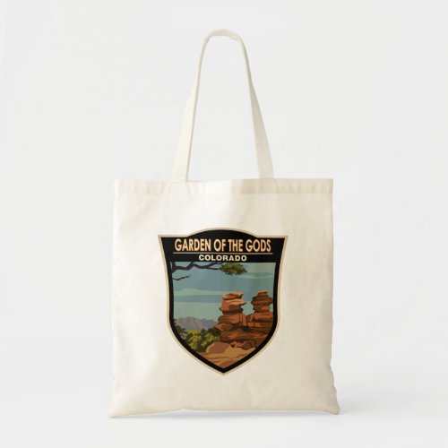 Garden of the Gods Colorado Vintage Tote Bag