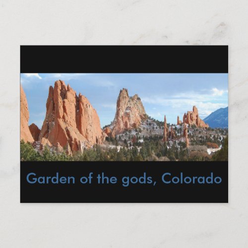 Garden of the gods copy Garden of the gods Co Postcard