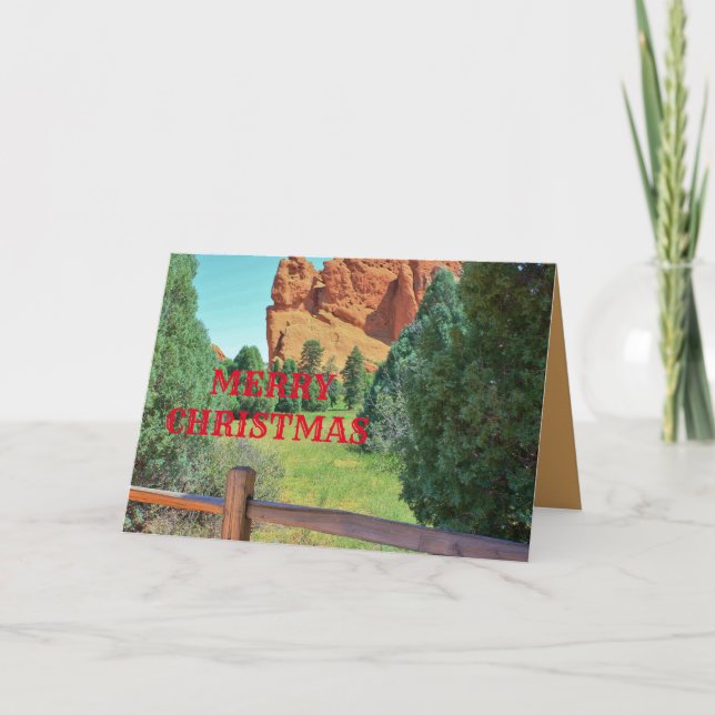 Garden of the Gods  Greeting Card (Front)