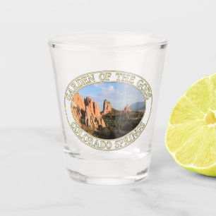 Garden of the Gods in Colorado Springs, Colorado Shot Glass