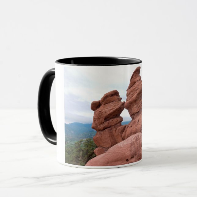 Garden of the Gods Landmark and Mountains Mug (Front Left)