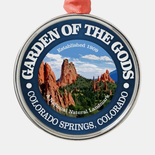 Garden of the Gods Metal Ornament