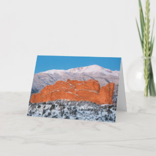 Garden of the Gods Pikes P[eak, Colorado Card
