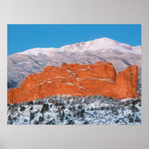 Garden of the Gods Pikes P[eak, Colorado Poster