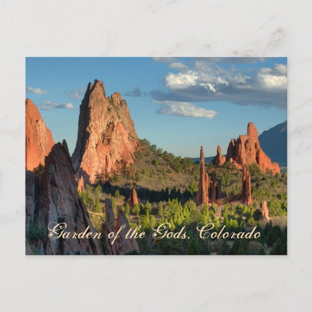 Garden of the Gods Postcard (Front)