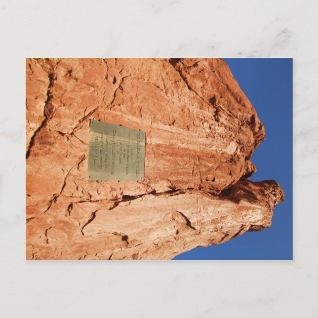 Garden of the Gods Postcard (Front)