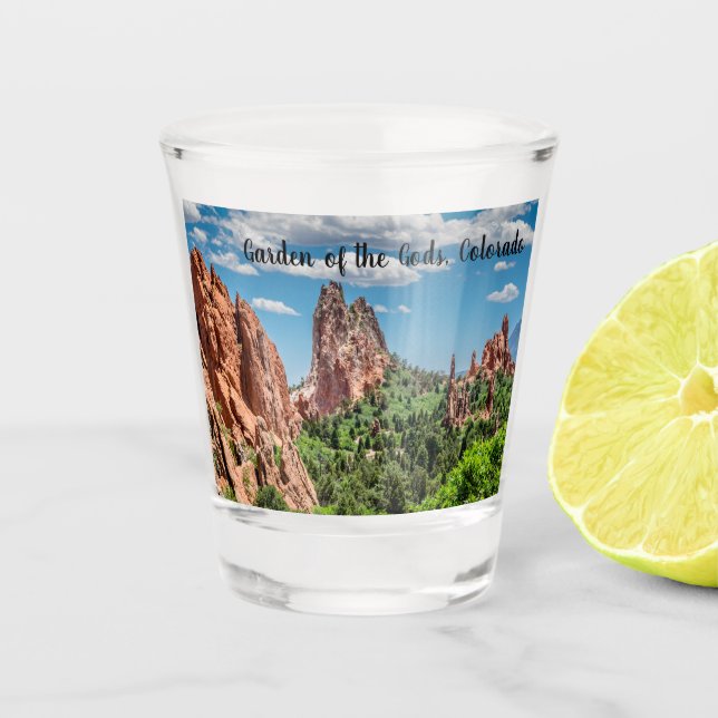 Garden of the Gods Shot Glass (Front)