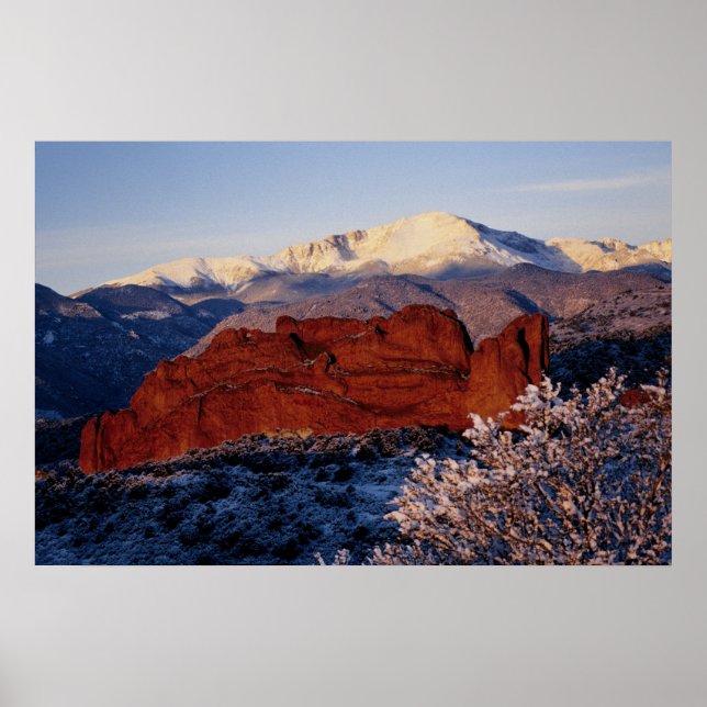 Garden of the Gods sunrise Poster (Front)