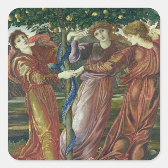 Garden of the Hesperides, 1869-73 Square Sticker (Front)