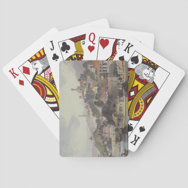 Garden of the Imperial Palace, Peking, from 'China Poker Cards (Back)