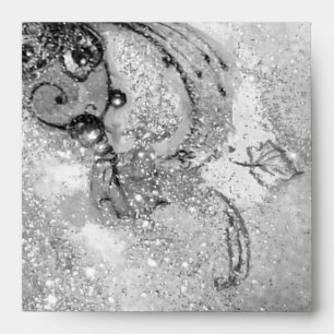 GARDEN OF THE LOST SHADOWS black and white,pink Envelope