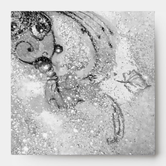 GARDEN OF THE LOST SHADOWS black and white red Envelope (Front)