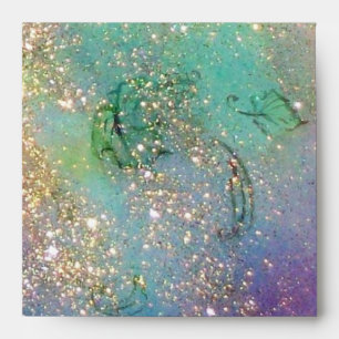 GARDEN OF THE LOST SHADOWS blue green Envelope