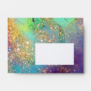 GARDEN OF THE LOST SHADOWS blue green gold yellow Envelope