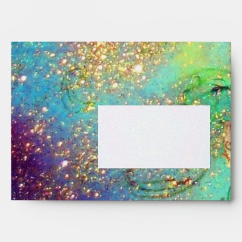 GARDEN OF THE LOST SHADOWS blue green gold yellow Envelope