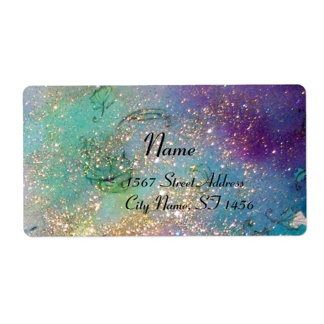 GARDEN OF THE LOST SHADOWS ,.blue green Label (Front)