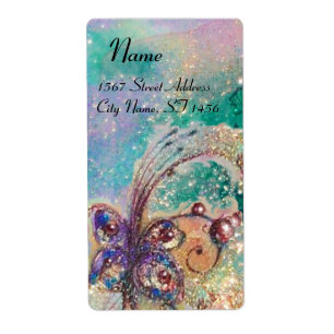 GARDEN OF THE LOST SHADOWS, blue green pink Label