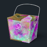GARDEN OF THE LOST SHADOWS BLUE PURPLE PINK FLORAL FAVOR BOXES<br><div class="desc">Elegant, colorful, whimsical monogram design, vibrant magical beauty, sparkling fantasy flowers in bright pink, purple fuchsia, teal blue turquoise green , colors, gold sparkles. Mixed media painting with golden and silver foil .The theme concerns archetypes and medieval alchemic symbolism .This is a distilled vision from occidental and oriental collective imaginary...</div>