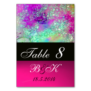 GARDEN OF THE LOST SHADOWS BLUE PURPLE PINK FLORAL TABLE NUMBER
