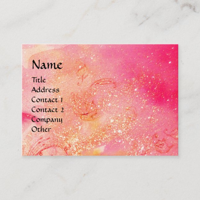 GARDEN OF THE LOST SHADOWS BUTTERFLY MONOGRAM BUSINESS CARD (Front)