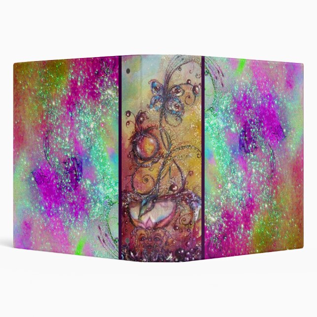 GARDEN OF THE LOST SHADOWS -BUTTERFLY PLANT 3 RING BINDER (Background)