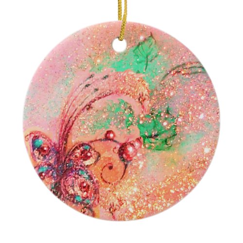 GARDEN OF THE LOST SHADOWS- BUTTERFLY PLANT CERAMIC ORNAMENT