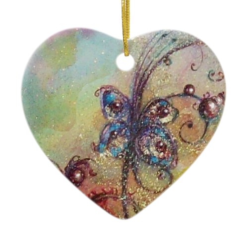 GARDEN OF THE LOST SHADOWS- BUTTERFLY PLANT CERAMIC ORNAMENT