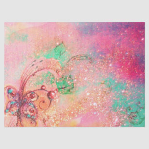 GARDEN OF THE LOST SHADOWS -BUTTERFLY PLANT Pink Tissue Paper