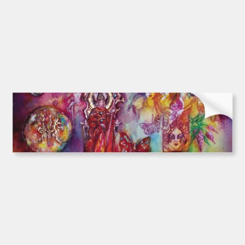 GARDEN OF THE LOST SHADOWS FAERY AND BUTTERFLIES BUMPER STICKER