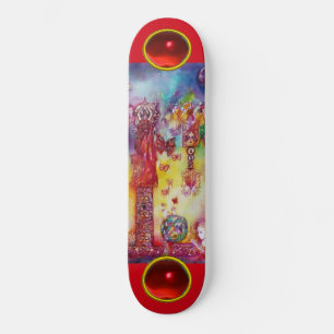 GARDEN OF THE LOST SHADOWS, FAERY AND BUTTERFLIES SKATEBOARD