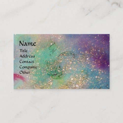 GARDEN OF THE LOST SHADOWSFAIRIES AND BUTTERFLIES BUSINESS CARD