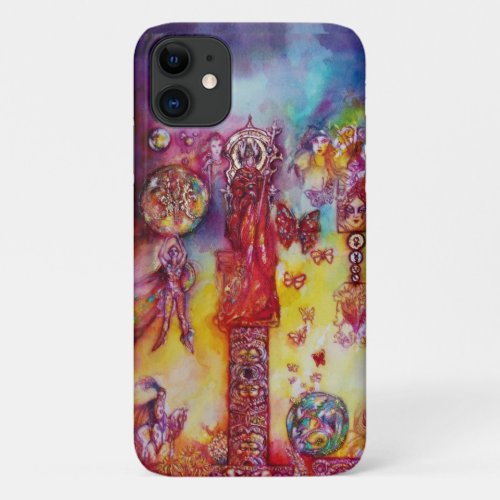 GARDEN OF THE LOST SHADOWSFAIRIES AND BUTTERFLIES iPhone 11 CASE