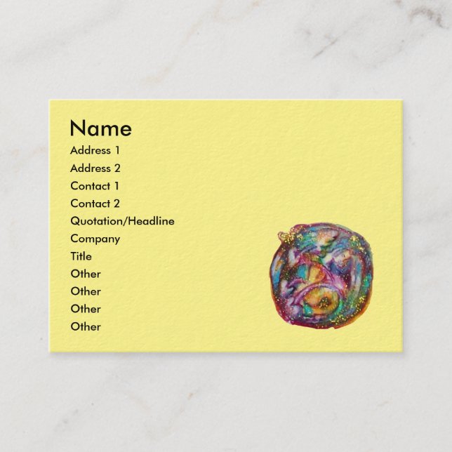 GARDEN OF THE LOST SHADOWS / FAIRY AND BUTTERFLIES BUSINESS CARD (Front)