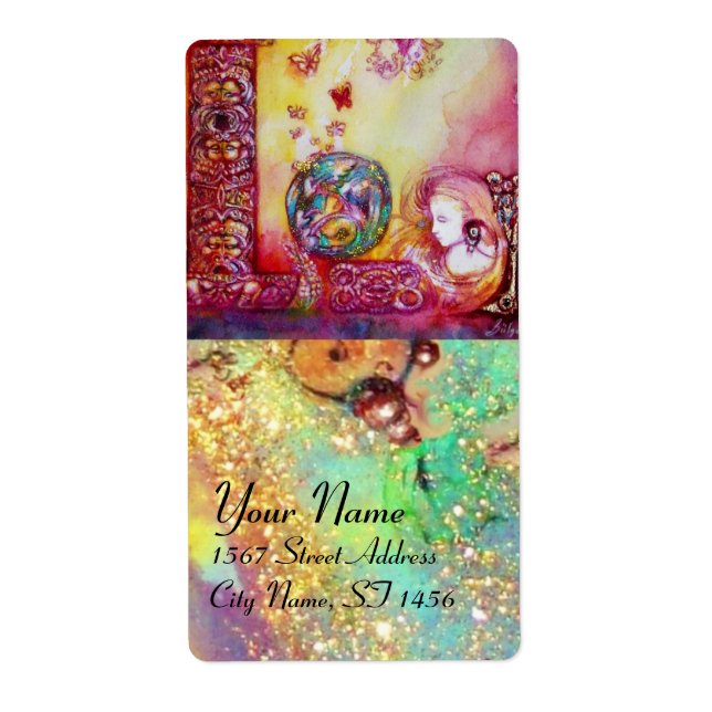 GARDEN OF THE LOST SHADOWS / FAIRY AND BUTTERFLIES LABEL (Front)