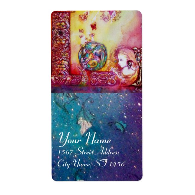 GARDEN OF THE LOST SHADOWS / FAIRY AND BUTTERFLIES LABEL (Front)