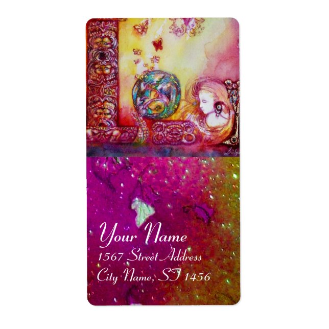 GARDEN OF THE LOST SHADOWS / FAIRY AND BUTTERFLIES LABEL (Front)