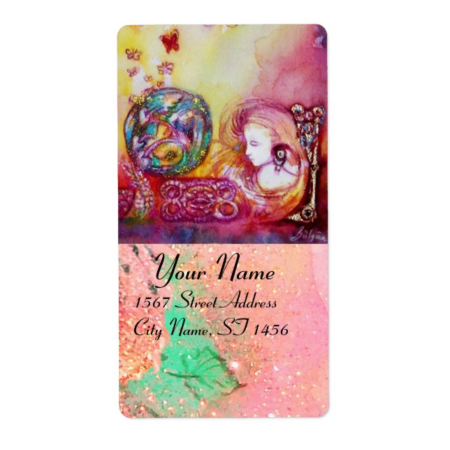 GARDEN OF THE LOST SHADOWS / FAIRY AND BUTTERFLIES LABEL (Front)