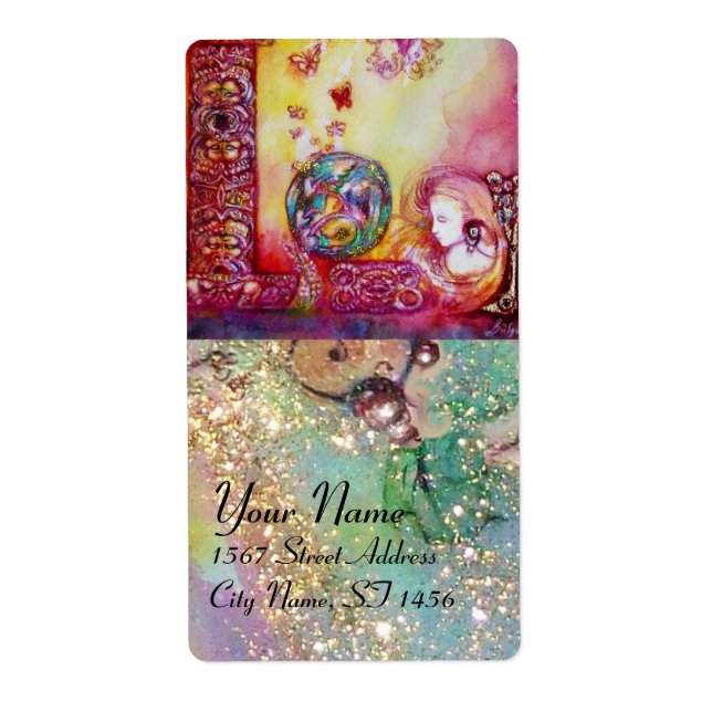 GARDEN OF THE LOST SHADOWS / FAIRY AND BUTTERFLIES LABEL (Front)