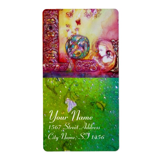 GARDEN OF THE LOST SHADOWS / FAIRY AND BUTTERFLIES LABEL (Front)