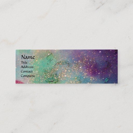 Customizable GARDEN OF THE LOST SHADOWS -FAIRY AND MAGIC BUBBLE BUSINESS CARD TEMPLATES