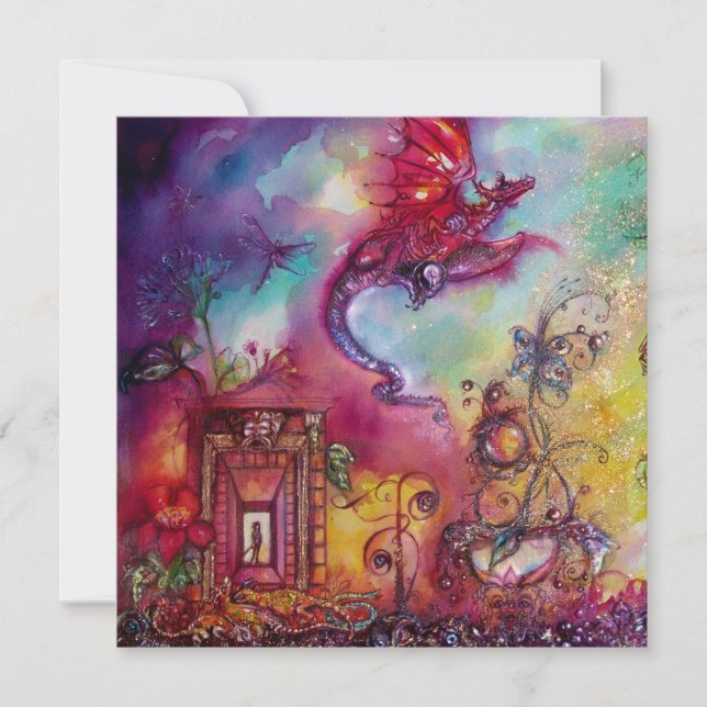 GARDEN OF THE LOST SHADOWS -FLYING RED DRAGON ANNOUNCEMENT (Front)