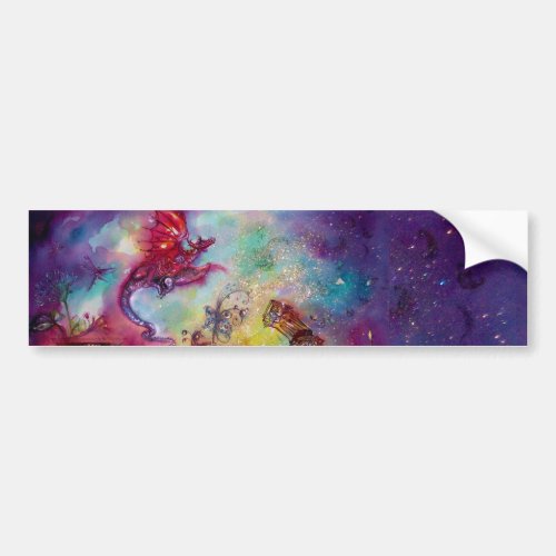 GARDEN OF THE LOST SHADOWS  FLYING RED DRAGON BUMPER STICKER