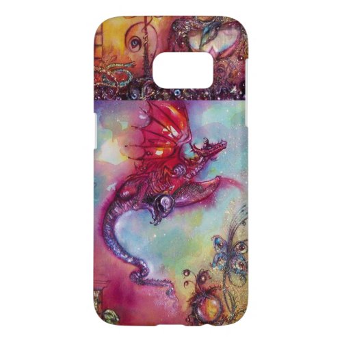 GARDEN OF THE LOST SHADOWS  FLYING RED DRAGON SAMSUNG GALAXY S7 CASE