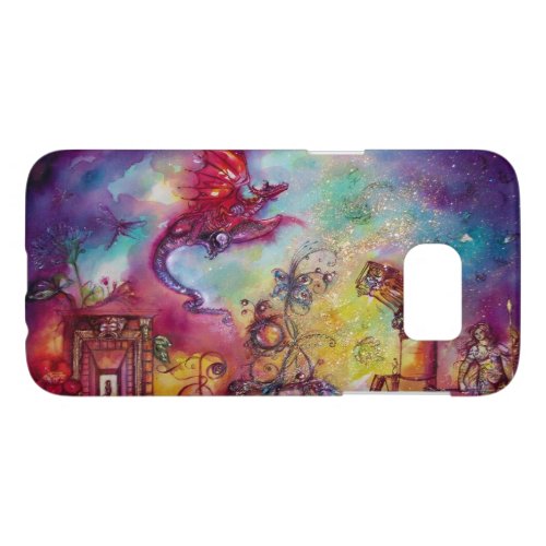 GARDEN OF THE LOST SHADOWS  FLYING RED DRAGON SAMSUNG GALAXY S7 CASE