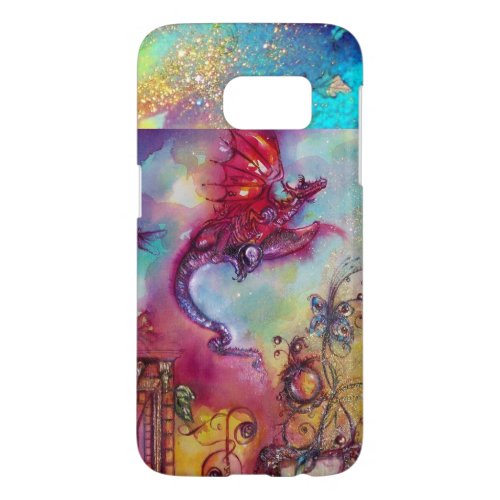 GARDEN OF THE LOST SHADOWS   FLYING RED DRAGON SAMSUNG GALAXY S7 CASE